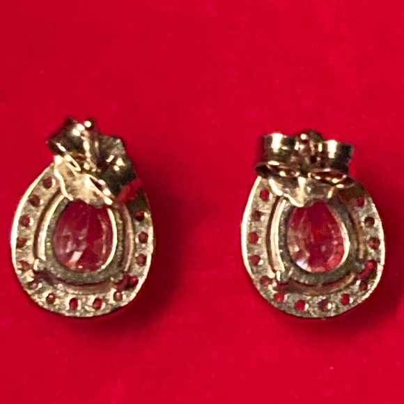 EUC Dainty 925 Pierced CZ Earrings - Picture 3 of 6